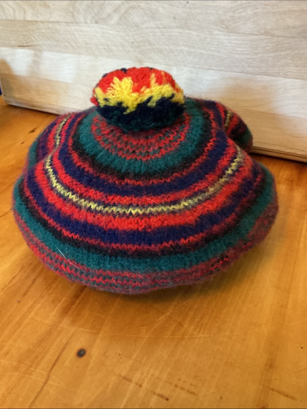 Vintage Tartan Pure Wool Scotland Beret